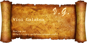 Visi Galatea névjegykártya